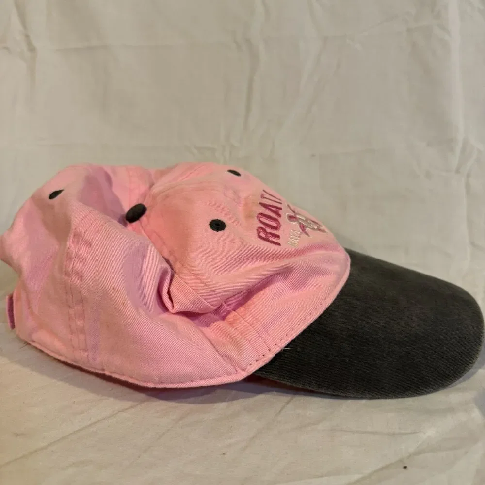 J America Roatan Maya Key Hat Sea Turtle Pink Gray Dad Cap Souvenir Adjustable